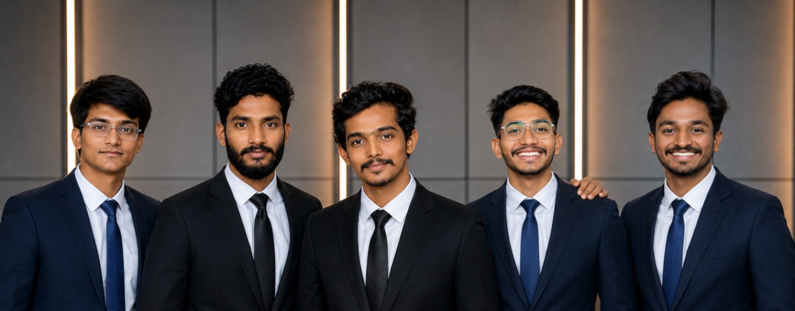 Precision & Co Founders: Azmal, Narendra, Dinesh, Pavan, Ganesh